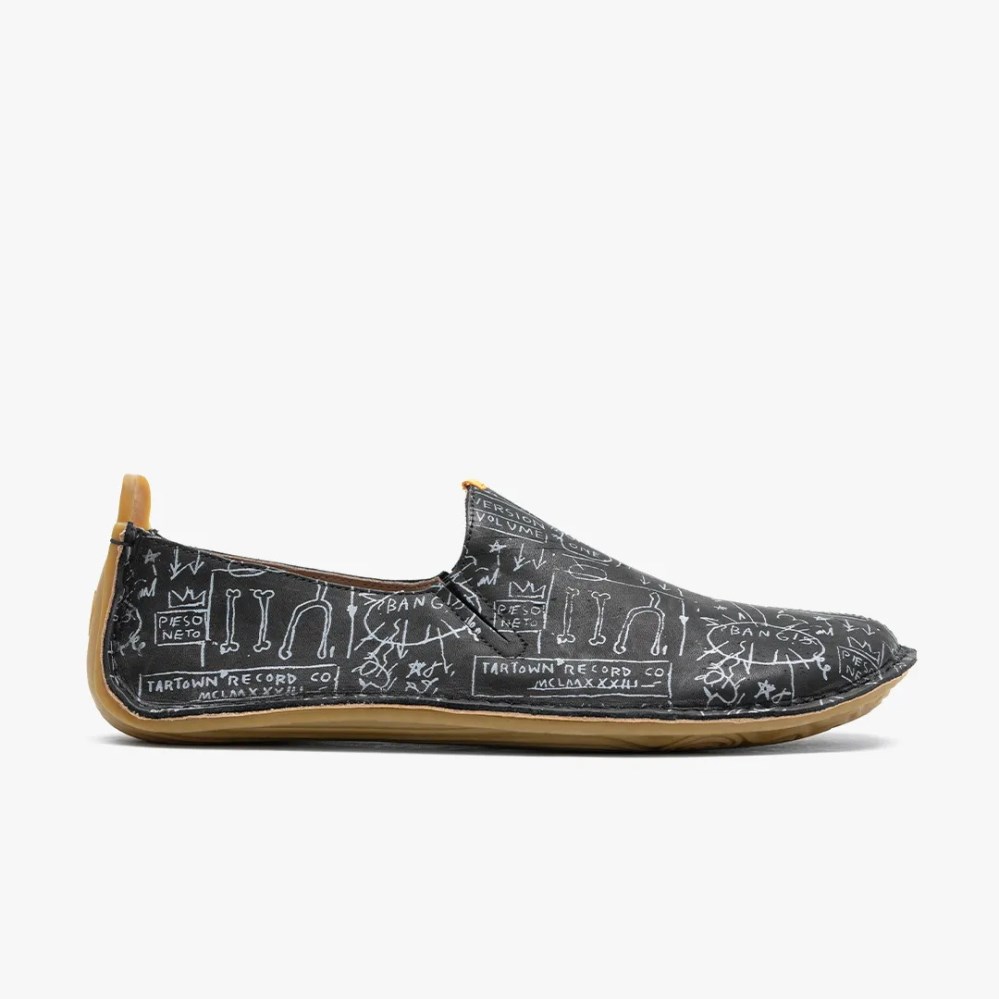 Vivobarefoot Ababa Basquiat Svart Slip On Sko Dame [4-ORKH]